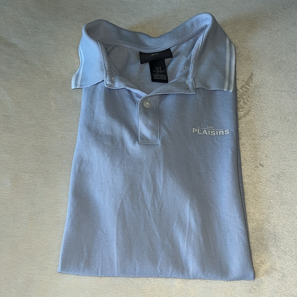 H&M Les Plaisirs Polo Shirt Size Medium